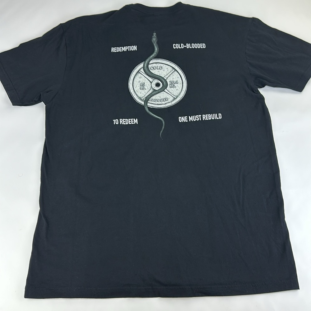 Redemption Be Someone Black T Shirt. XL. Logo on Back.